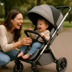 Poussette BabyPorta Pliable Gris