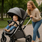 Poussette BabyPorta Pliable Gris